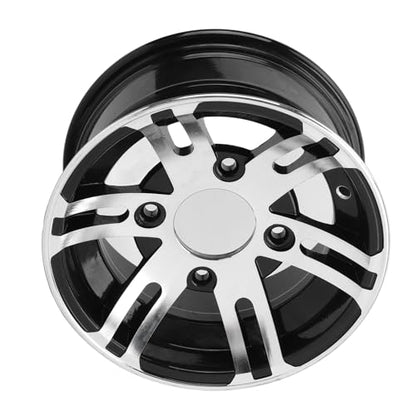 10 Inch ATV Wheel Rim, Universal High Strength ATV Aluminum Alloy Rim for ATVs Go Karts Cart 4 Wheel Vehicles (Front Wheel) - size: Front Wheel