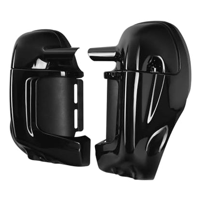 TCT-MOTORPARTS Lower Vented Fairings Glove Box Cap Glove Fit for Harley Road Street Electra Glide Road King Tour Electra Glide Ultra Classic FLHTC1983-2013 - color: Unpainted Black