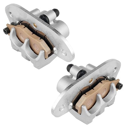 Caltric Rear Left Right Brake Caliper with Pads Compatible with Yamaha Rhino 700 Yxr700 4X4 2008-2013