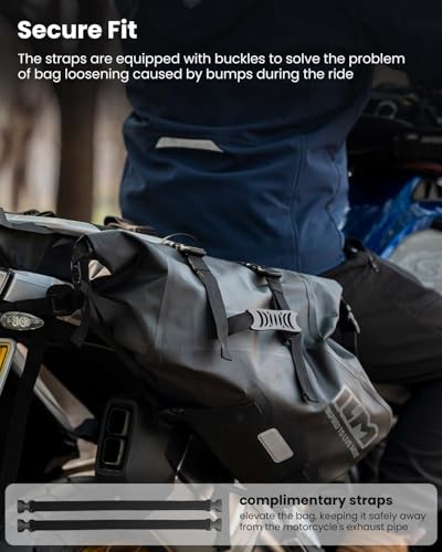 ILM Motorcycle Saddlebags Waterproof Motorbike Side Bags 48L(24L*2) BS3