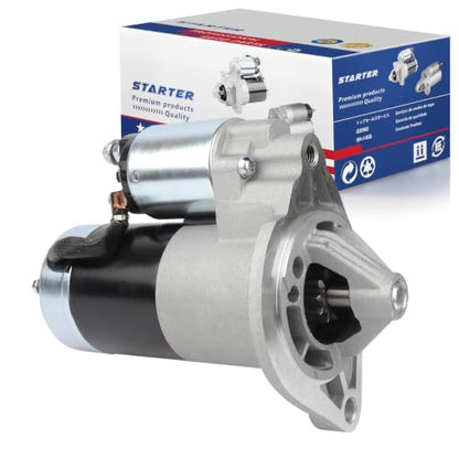 17749N Starer Replacement New for 4.0L 1999-2001 Cherokee, 1999-2002 Grand Cherokee TJ, 1999-2004 Wrangler, L6 12V 1.6kW 10 Teeth SMT0077 410-48052 17749N 336-1691A M001T84381 - color: 17749