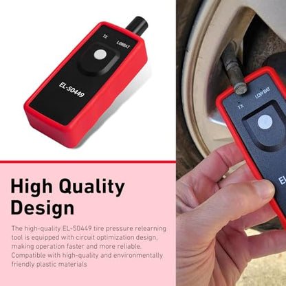 TPMS Activation Tool, Car TPMS Reset Programming Tool, Tire Pressure Monitor System Activation Tools, Universal for Most Cars, Trucks, SUVs (Black)