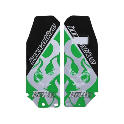 White Fairing Kit Plastic Fender with Green Graphics Sticker Decals for KLX110 KX65 KLX 110 KX 65 DRZ110 RM65 110cc 125cc 140cc 150cc 160cc 200cc Pit Dirt Bike Motorcycle Plastics Body Kit