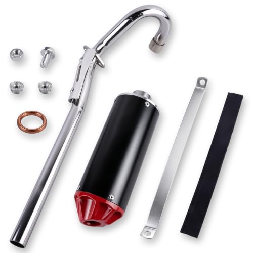 FLYPIG 28mm Dirt Bike Exhaust Muffler Pipe Silencer for XR50 CRF50 50cc