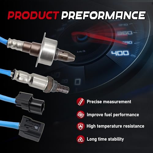 2Pcs Oxygen Sensors Upstream 234-9131 & Downstream 234-4574 Compatible for 2013-2017 Honda Accord 2016-2022 Acura ILX 2015-2020 TLX [2.4L L4] Only - size: 234-9131 # 234-4574