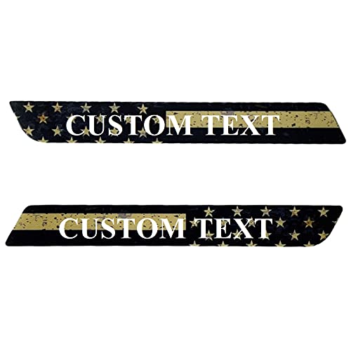 Kustom Cycle Parts Premium Aftermarket Custom Text Rustic American Flag Saddlebag Inserts! Comes in pairs. Fits Harley Davidson Touring Models. Street Glides Road Glides Road King Ultra Eletra Glide. Made in USA (2013 and Older) - style: 2013 and Older