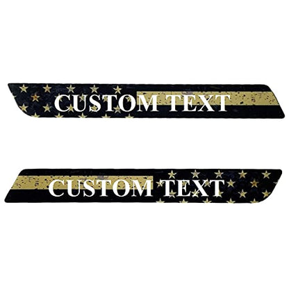 Kustom Cycle Parts Premium Aftermarket Custom Text Rustic American Flag Saddlebag Inserts! Comes in pairs. Fits Harley Davidson Touring Models. Street Glides Road Glides Road King Ultra Eletra Glide. Made in USA (2013 and Older) - style: 2013 and Older