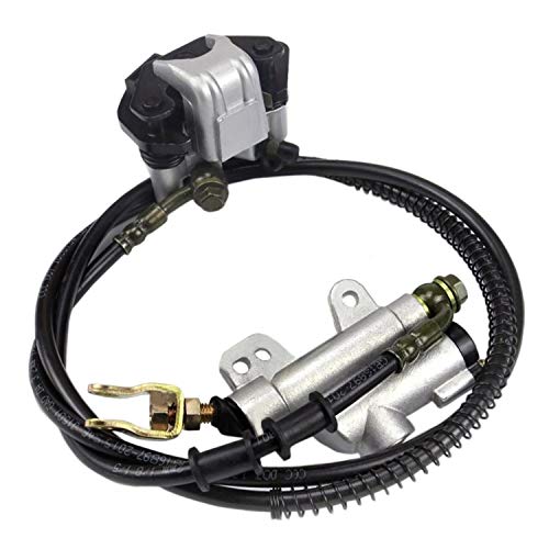 TDPRORear Axle Shaft Kit with 6" Front/Rear Wheels Tires Rims Brake Assembly and Chain & Sprocket Steering Knuckle Kit for Go Kart Quad Trike Drift Bikes