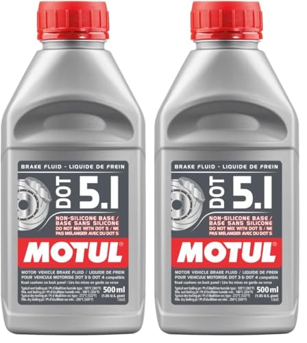 Motul Brake Fluid, DOT 5.1 (N-S) - 500ml (Pack of 2)