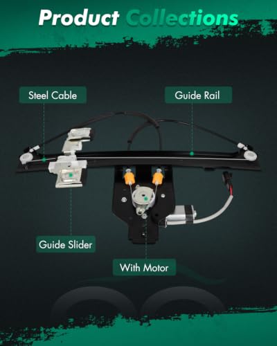 SCITOO Power Window Regulator w/Motor for GMC Envoy XL 2002-2006 - style: 741-891