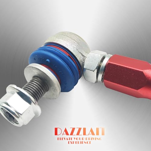 AD-R-RED Rear Adjustable Sway Bar End Links Kit Fit for Toyota FJ CRUISER 2006-2018 | LAND CRUISER PRADO 120 Series 2002-2010 | LAND CRUISER PRADO 150 Series 2010-2023 | Lexus GX470 2003-09 - size: Rear Sway Bar Links(RED)