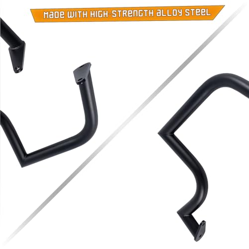 Kinglemc Crash Bar Engine Guard for Kawasaki Vulcan(Black) - color: Black, size: VN1600A VN1600E