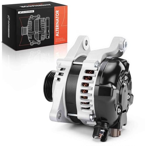 A-Premium Alternator, 12V 150A 6-Groove Pulley CW, Compatible with Ford