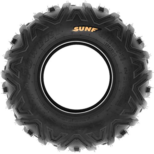 Set of 2 SunF Power.II 18x9.5-8 Lawn Tractor Tires, 6 Ply, Tubeless A051 - size: 18x9.5-8