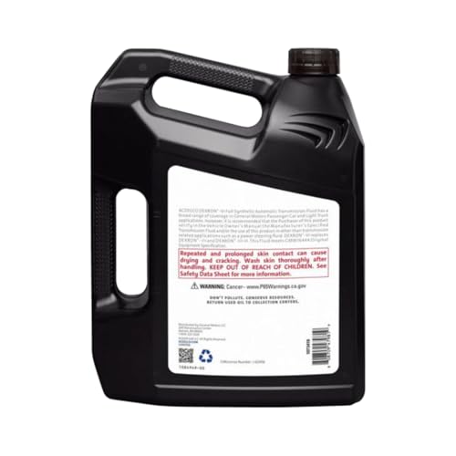 ACDelco GM 10-9244 (88865618) Original Equipment Dexron VI Full Synthetic Automatic Transmission Fluid - 1 gal (Case of 3)