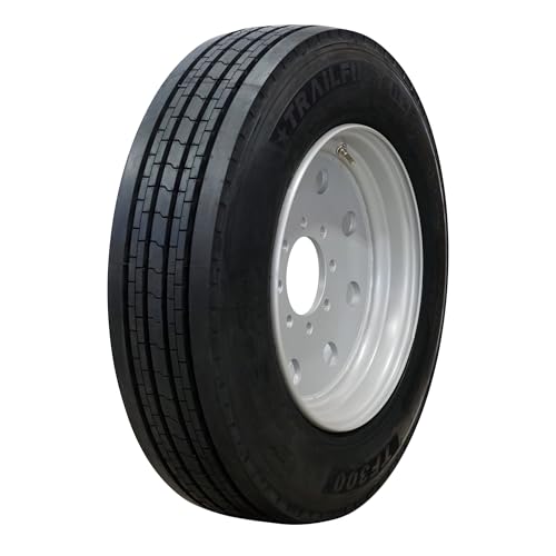 Trailfinder ST235/75R17.5 Radial Trailer Tire Wheel Assembly, 8 Lug