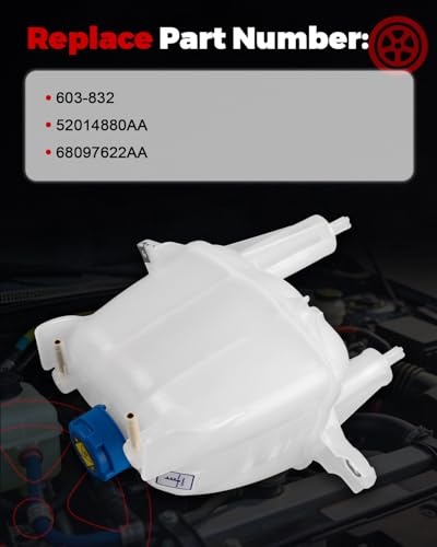 Coolant Reservoir Tank Fits for 2014-2021 Ram ProMaster 1500 2500 - size: 603-832