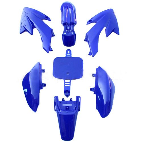 X-PRO Plastic Fender Body Set Kit for CRF50 XR50 Style 50cc 110cc 125cc Pit Bikes, Dirt Bikes (Blue)