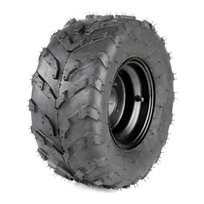 16x8-7 ATV Wheels, 3 lug 16x8-7 Tubeless Tires for Kazuma Quad ATV Go Kart UTV 125cc 150cc Off Road Tyres 3 Holes Rim set of 2
