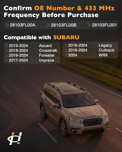 433MHz Pre-Programmed TPMS Sensor Fits Subaru Outback Forester
