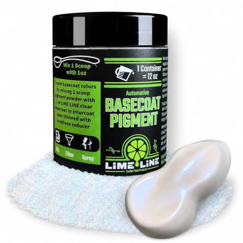 LiME LiNE Base Coat Maker Pigment Powder, Automotive Grade, Basecoat (Ghost Blue Pearl) - color: Ghost Blue Pearl