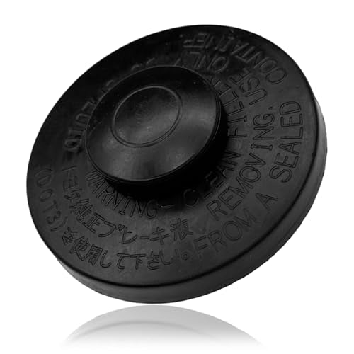 for Toyota Brake Master Cylinder Fluid Reservoir Cap Replace# 47230-12040 47230-06010 Compatible with Toyota 4Runner Tacoma Highlander Camry Corolla RAV4 Avalon Sienna（Black）