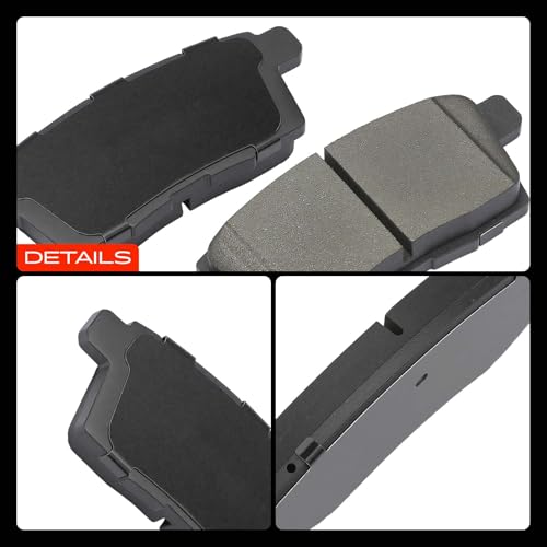 A-Premium Front and Rear Ceramic Brake Pads