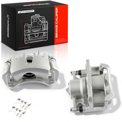 A-Premium Front Left and Right Side Disc Brake Calipers with Bracket