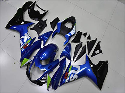 YTL Blue black Full Fairing Fit for Suzuki 2011-2026 GSXR 600/750 - color: 011 Blue black