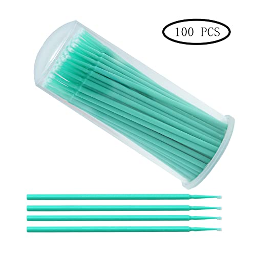 Touch Up Paint Brushes for Automotive Paint Chip Repair Disposable Micro Applicators-100 Pieces Green - style: 2.0MM,Green