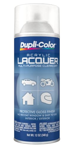 Dupli-Color Multi-Purpose Lacquer, Gloss, Clear, 12 oz - color: Clear, size: 12 Ounce (Pack of 1)
