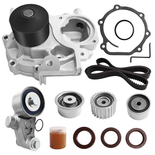 Timing Belt Kit with Water Pump Compatible with 2.5L Subaru - size: ZSD-002