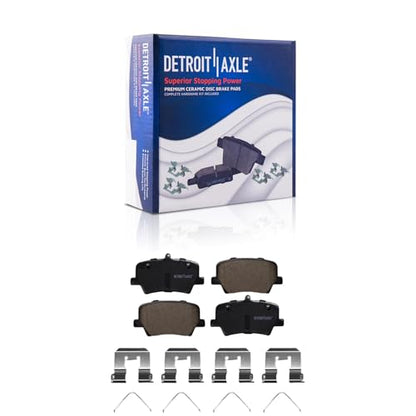 Detroit Axle - 8pc Brake Kit for 2019-2025 Volvo XC40 - size: 8PR53633/KIT