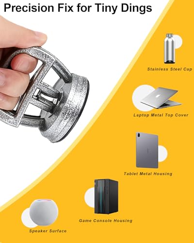 3 Pack Metal Dent Puller,Car Dent Puller ,Heavy Duty Metal Car Dent Repair Kit,Upgraded Aluminum Alloy Dent Pulle,Paintless Dent Repair Tools for Car Dent ,Glass, Tiles Lifting and Objects Moving - size: 3PCS Metal Suction Cup