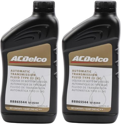 ACDelco Gold 10-9240 Type III (H) Automatic Transmission Fluid - 1 qt, 32 Fl Oz (Pack of 2) - size: 32 Fl Oz (Pack of 2)