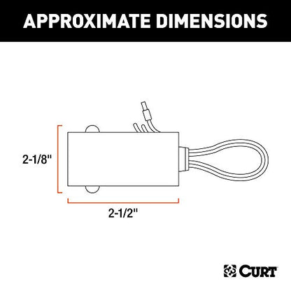 CURT 52025 Trailer Breakaway Battery Charger
