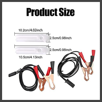 HAOBO Fuel Injector Cleaner Kit, Universal Fuel Injector Flush Cleaner Adapter DIY Cleaning Tool Kit with Test Lead, Car Accessories for 12-24V Auto Car Diesel Gas Fuel Injector