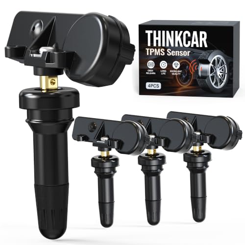 THINKCAR TPMS Sensors Set of 4, 315Mhz Tire Pressure Monitoring Sensor