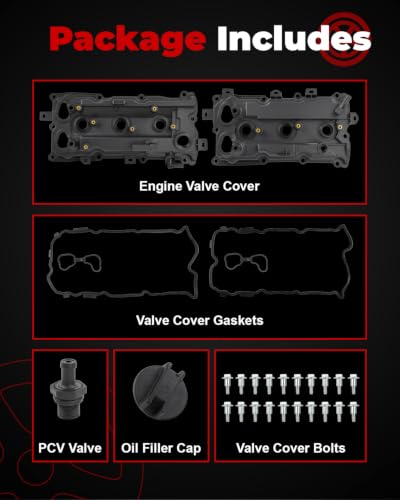 Engine Valve Covers 3.5L V6 Fit for 2009-2014, 2016-2020 Maxima - size: 13264-9N00A