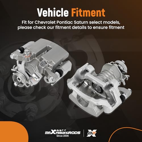 maXpeedingrods Rear Disc Brake Calipers for Chevrolet Cobalt HHR Malibu - size: 18B4893+18B4892