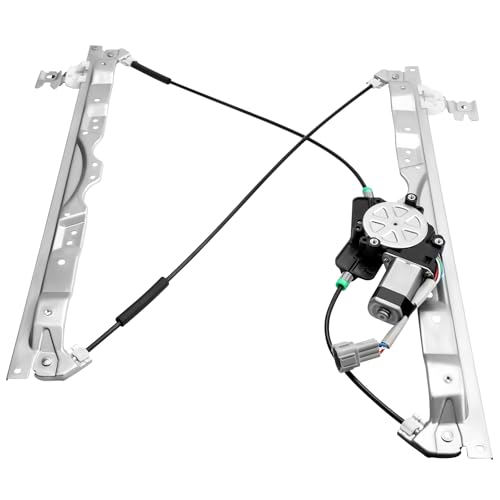 NPAUTO Front Left Driver Side Power Window Regulator with Motor Replacement for 04-15 Nissan Titan, Nissan Armada, Infiniti QX56, 2004 2005 2006 2007 2008 2009 2010 2011 2012 2013 2014 2015, 748-524 - style: Front Driver Side
