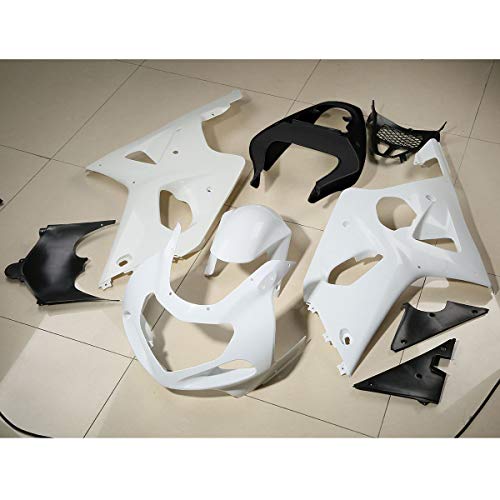 TCT-MOTORPARTS Unpainted ABS Fairing Set Body Fits for Suzuki GSXR1000 GSXR 1000 2000-2002 2001 K1 - size: Fit For GSXR1000 00-02