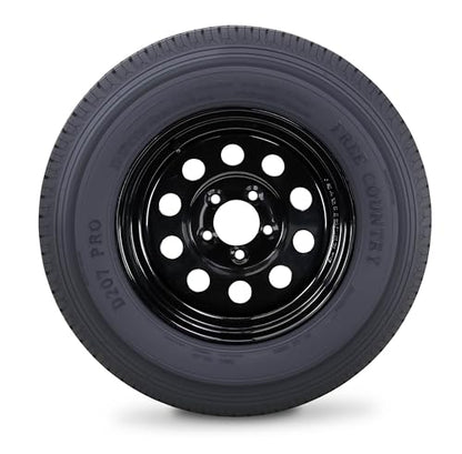 Free Country Trailer Tire Wheel ST175/80R13 6-Ply C 91N 5X4.5 Black Mod Rim - size: ST175/80R13 /6PR
