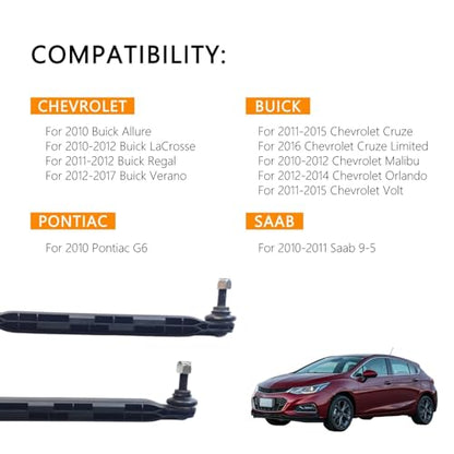 K750519 Stabilizer Bar Link Front For Buick(Allure,Lacrosse,Regal,Verano) For Chevrolet(Cruze,Cruze Limited,Malibu,Orlando,Volt) For Pontlac G6 For SAAB 9-5 OE 13219141 - size: 830480