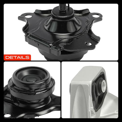 A-Premium Engine Motor and Transmission Mount Kit, with Differential Mount - style: 5PCS Set, 4WD