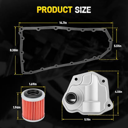 31728-1XF02 CVT Transmission Filter Oil Pan Gasket Kit 20 Holes - size: 31728-1XF02