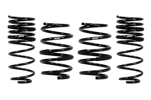 Eibach Suspension Spring Kit, PRO-KIT, Lowering, 4 Coil Springs, Black Powder Coat,comptaible with Honda Civic 2018-22, Kit