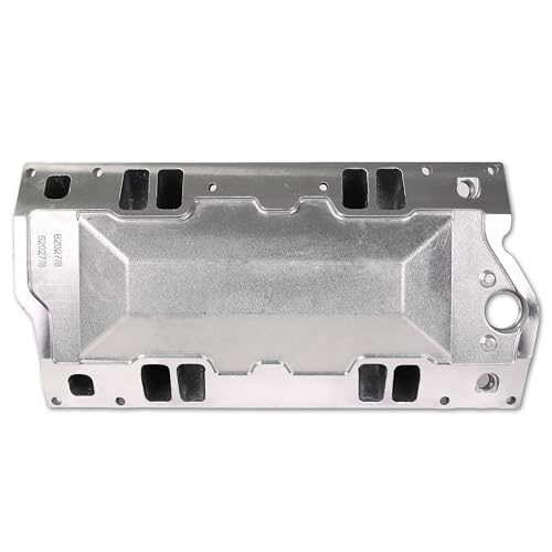 7516 52028 Air Gap Vortec Intake Manifold for SBC 350 V8 Polished - size: C-2028 Polished