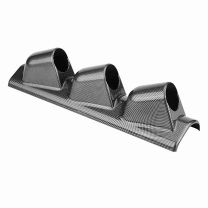 Universal Heavy Duty Racing Sport Meter Gauge Pillar Mount Pod Holder Bracket Gauge Holder (3 Hole) - size: 3 Hole