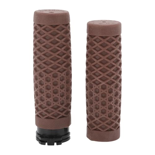 Motoforti 1" 25mm 1.1" 28mm Motorcycle Hand Grips Cover Kit Non Slip TPU Handlebar Grips for Motorcycle Scooter Bicycle ATV Brown 1 Set - color: Brown